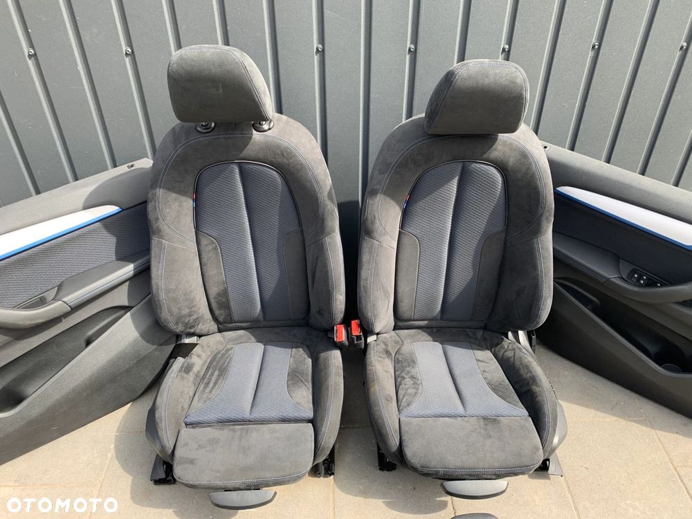 FOTELE TAPICERKA SPORT GRZANE ELEKTRYCZNE ALCANTARA HARMAN BMW X2 F39 - 2