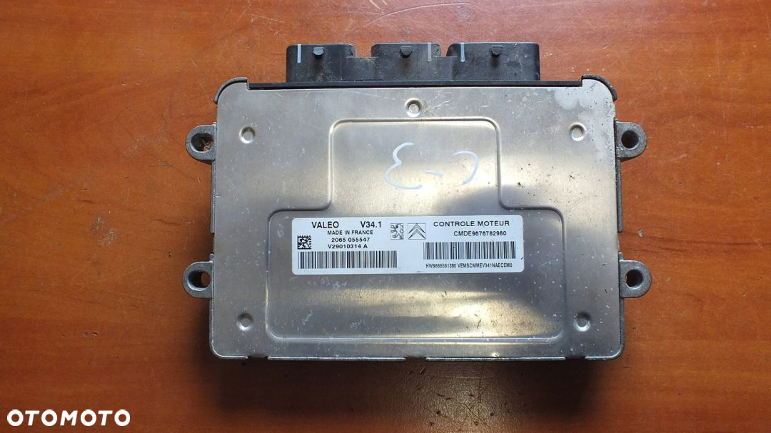 KOMPUTER STEROWNIK SILNIKA CITROEN C3 9676782980 - 2