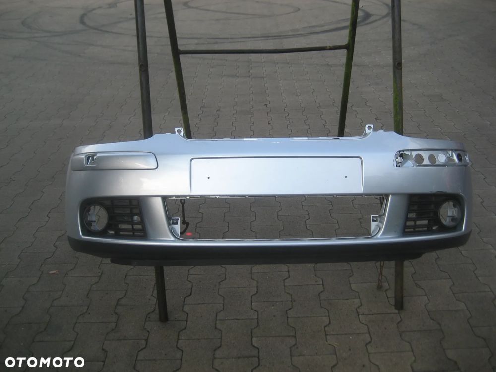 vw golf v 5 03-09r zderzak przedni spoiler srebny