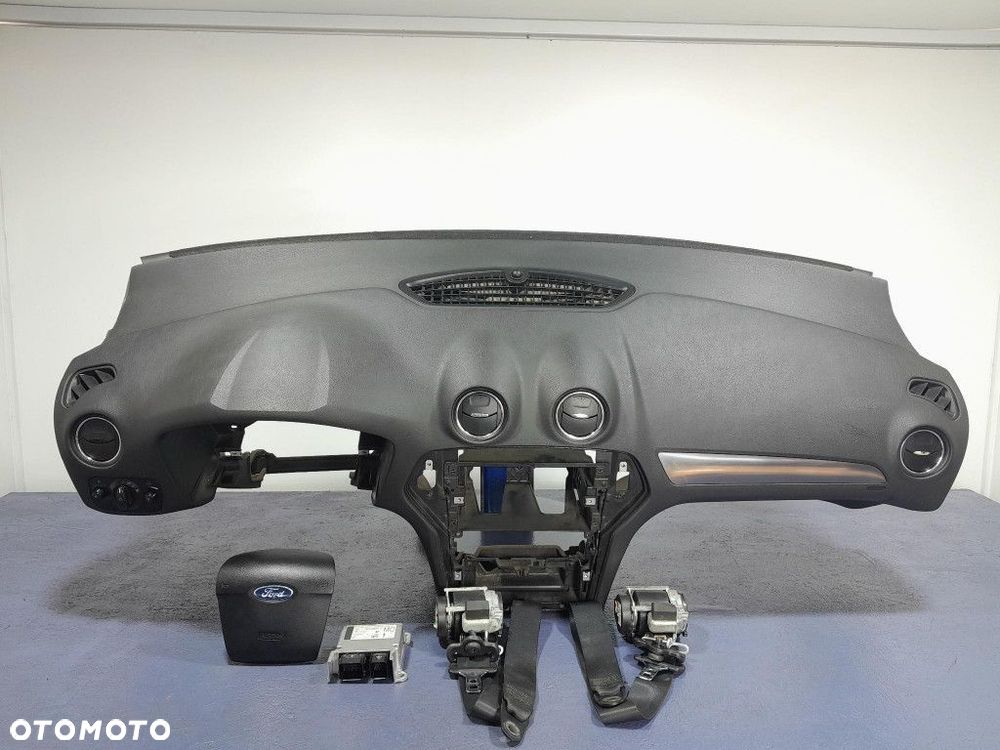 FORD MONDEO MK4 DESKA ROZDZIELCZA KONSOLA AIRBAG PODUSZKI PASY EU - 1