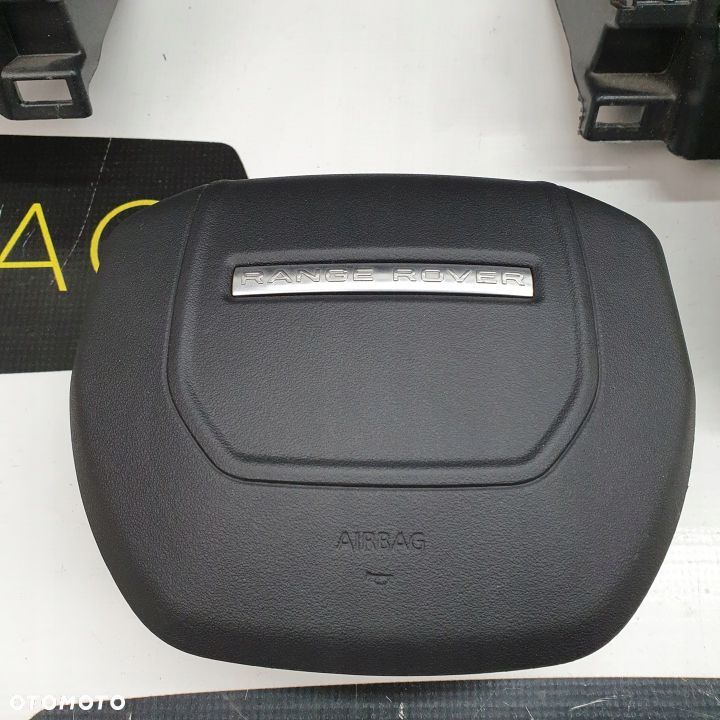 ROVER EVOQUE DESKA ROZDZIELCZA KONSOLA KOKPIT PULPIT PODUSZKI AIRBAG AIR BAG PASY KIT SET - 7