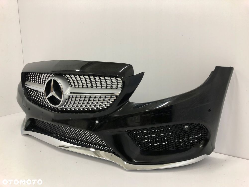 MERCEDES C-KLASA W205 AMG PRZEDLIFT ZDERZAK PRZÓD PRZEDNI - 3