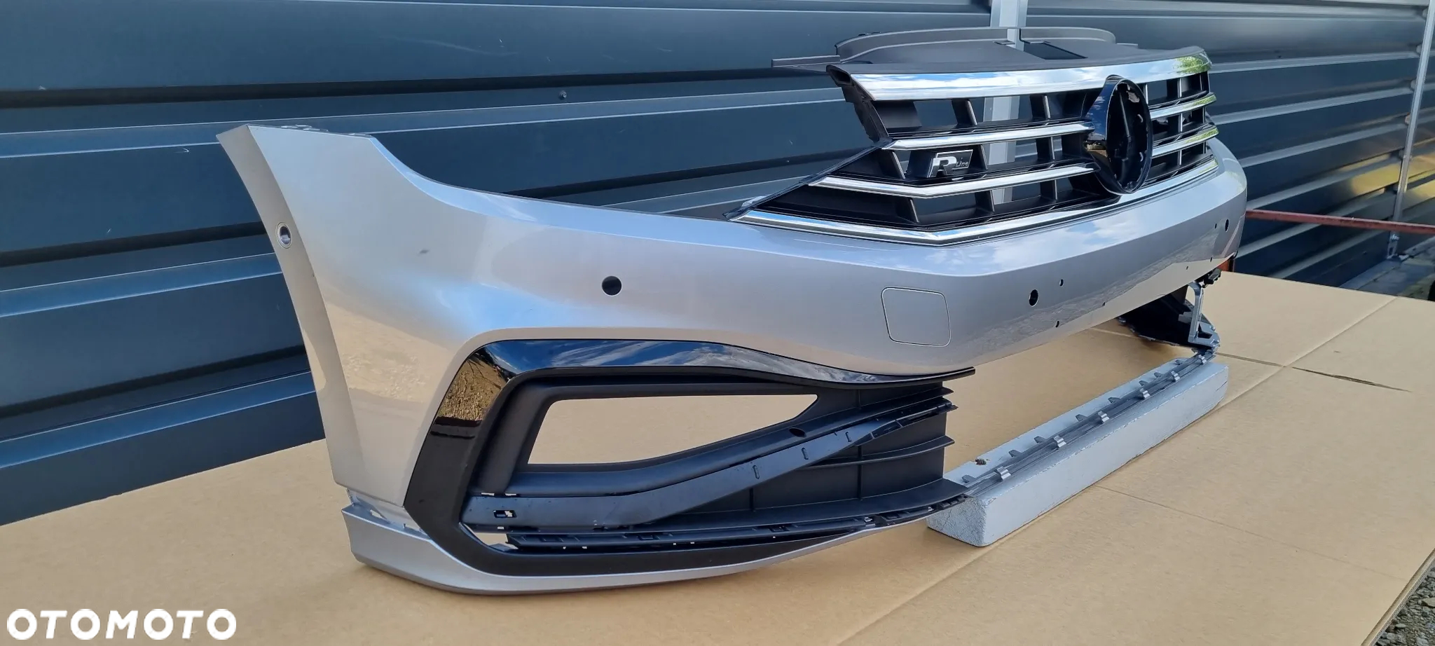 VW Passat B8 Lift R-LINE GTE 2019- zderzak przód oryginał MA056 - 5