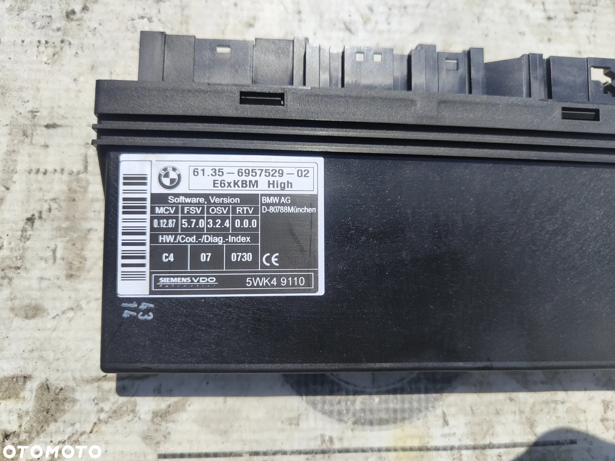 BMW E60 E61 Moduł komfortu 6957529 - 2