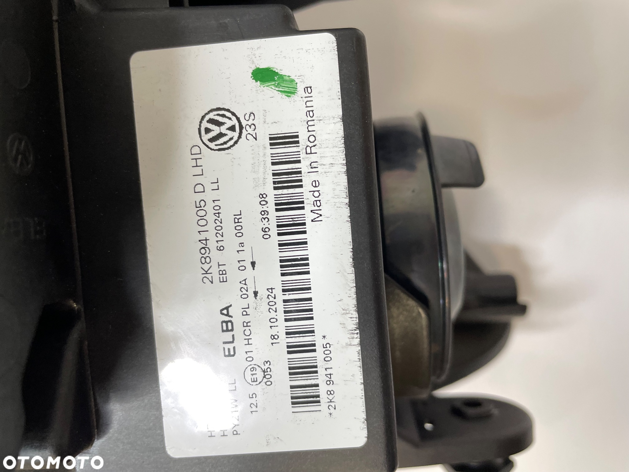 VW CADDY 5 V 2K8 KOMPLET LAMP PRAWA+LEWA ZWYKŁE NOWE 2K8941005C 2K8941006C - 6