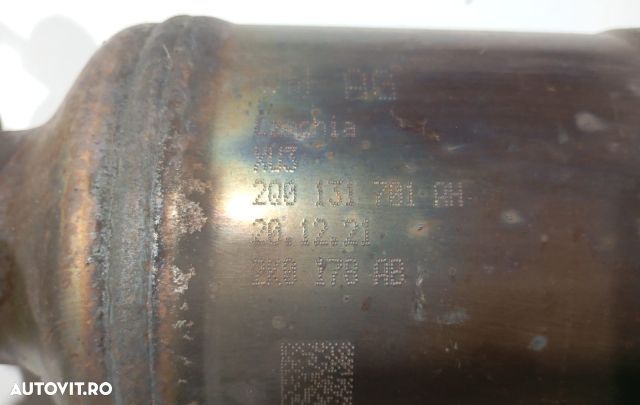 Filtru particule catalizator 2Q0131701AH 2Q0131723G  1.0TSI Skoda Kam - 2