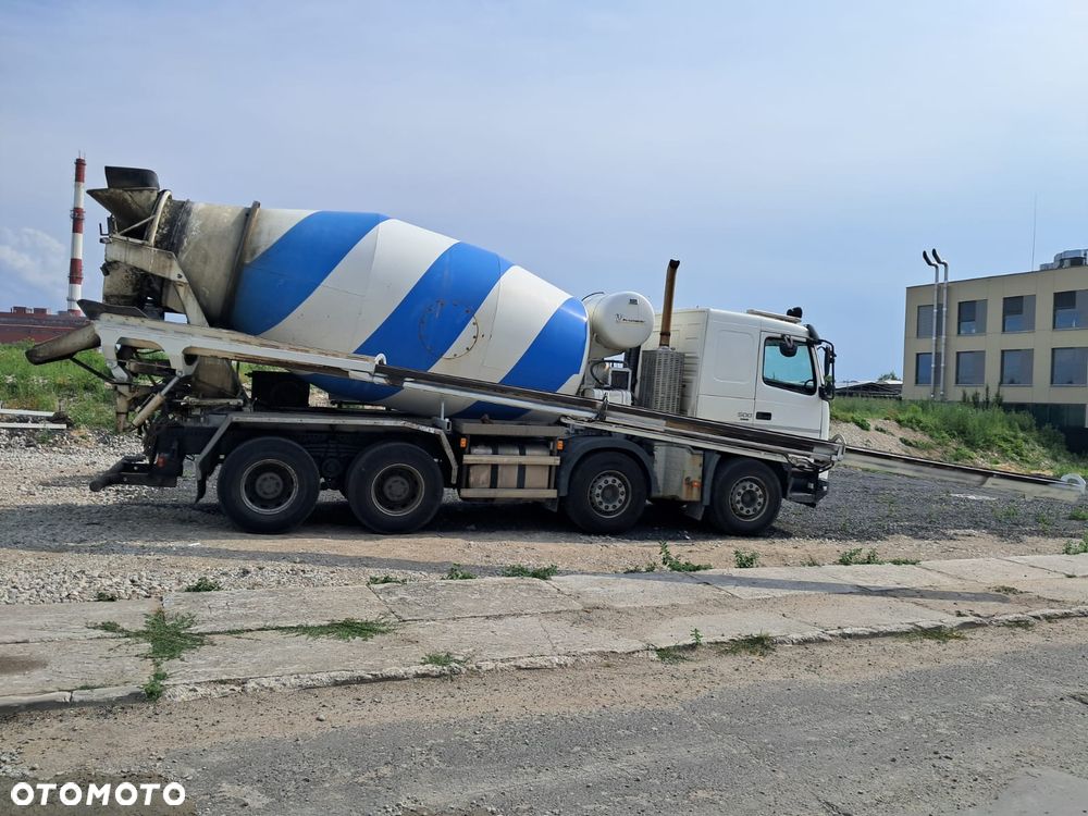 Volvo FMX 500 8X4 10m3 gruszka + 11m rynna hydrauliczna, ster radiowe, euro 6 - 4