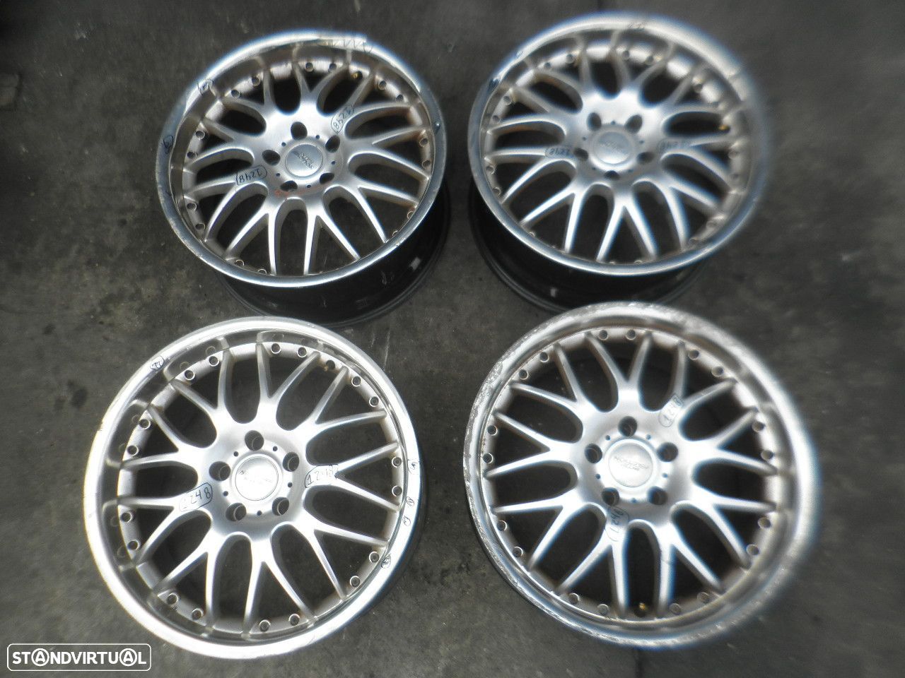 Jogo De Jantes Jgjant1248 VW TOUAREG 2003 2.5 TDI 174CV 5P AZUL ET40 8X19 5X120 71.8MM - 1