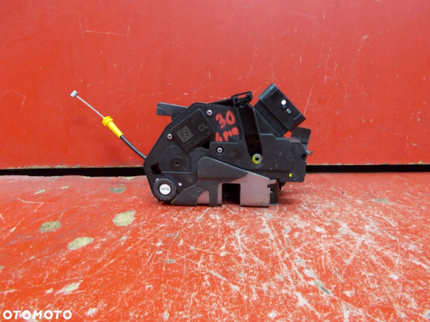 FORD FIESTA MK7 MKVII 07-14 4073 4133 ZAMEK DRZWI LEWY TYŁ TYLNY 4 PIN - 1