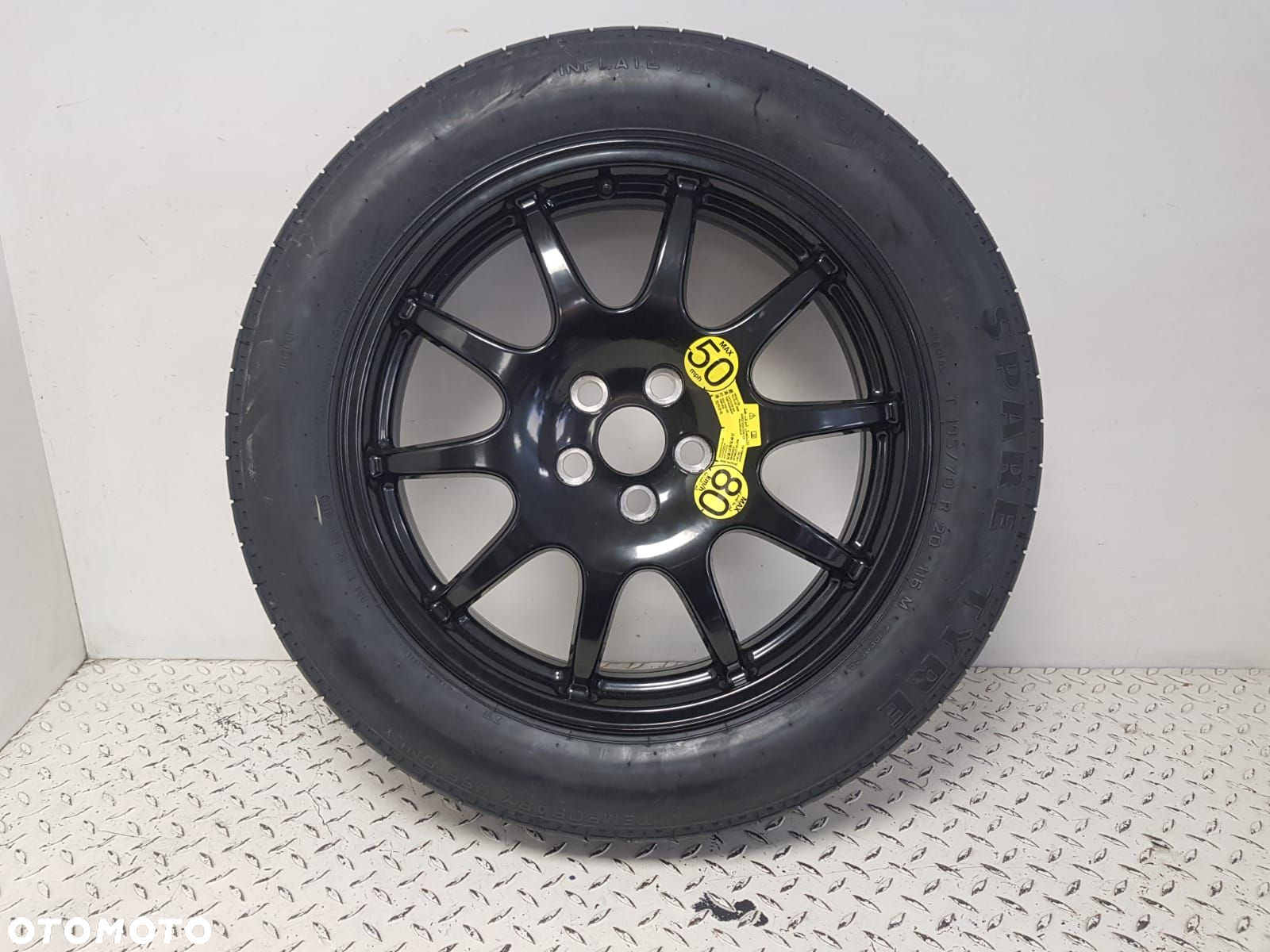 NOWE ORYGINALNE KOŁO DOJAZDOWE ALUMINIOWE ZAPASOWE RANGE ROVER SPORT L494 5x120 ET30 195 70 20 - 2