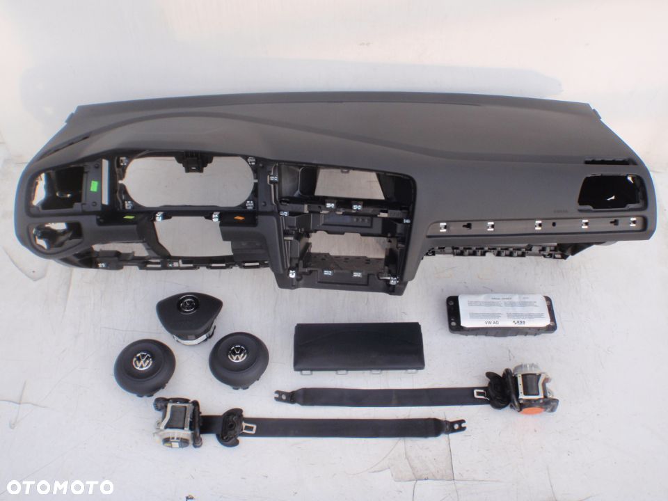 VW GOLF 7 VII 5G PODUSZKA POWIETRZNA KIEROWCY PASAŻERA KOLANOWA PASY PODUSZKI POWIETRZNE SPORTSVAN - 9