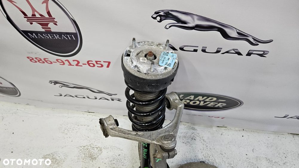 Jaguar XE X760 2.0D Kompletna zwrotnica prawa z wahaczami i amortyzatorem Zawieszenie przód prawy Wahacz Amortyzator GX73-3K185-AB GX7318B037FC - 10