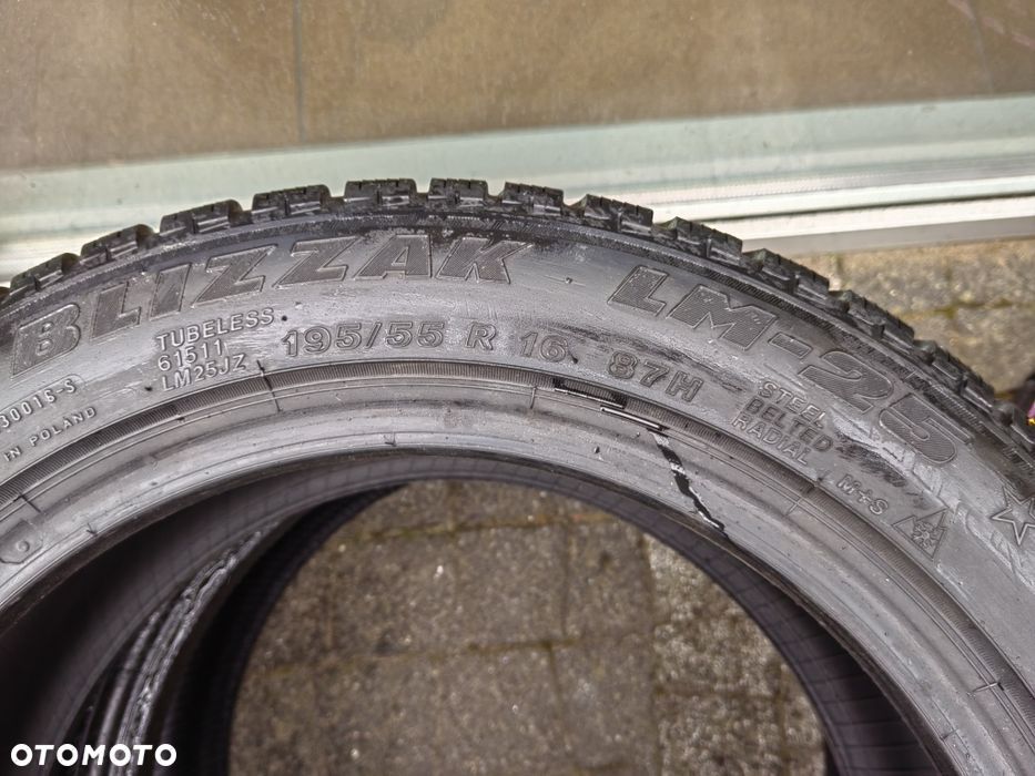 195/55R16 87H Bridgestone Blizzak LM 25 opona zimowa pojedyncza - 4