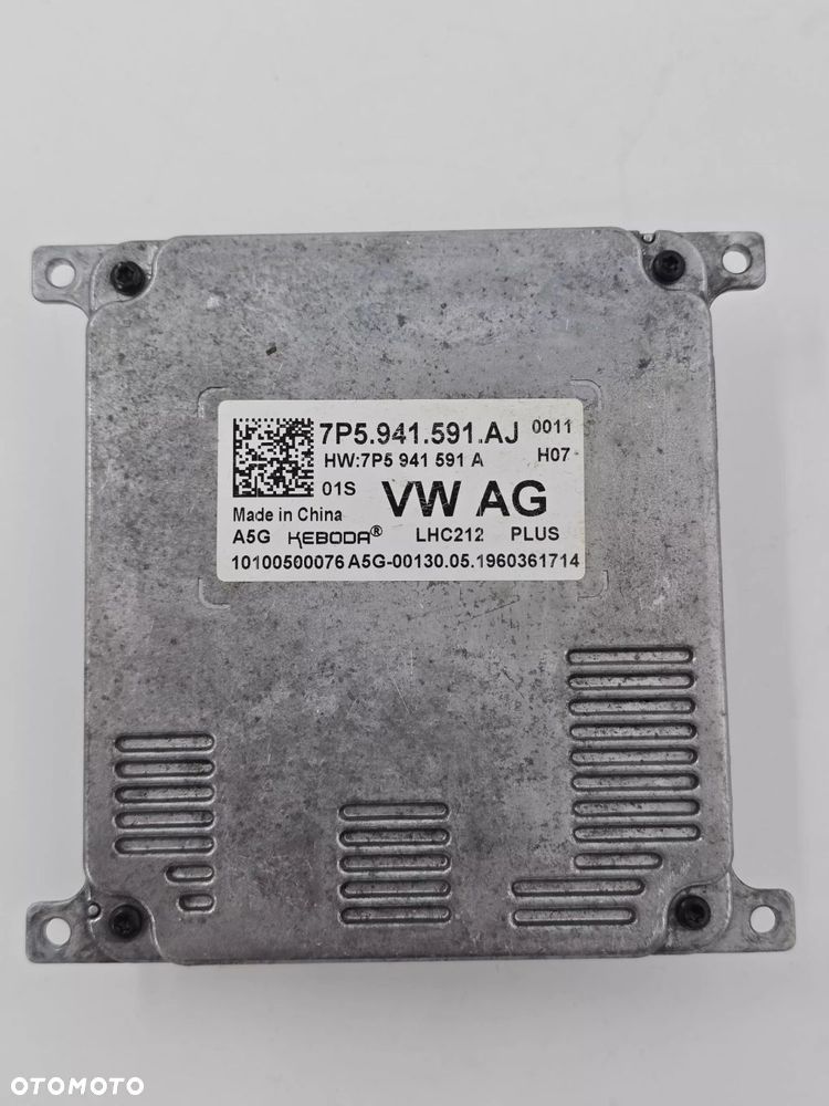 ORYGINALNA PRZETWORNICA MODUŁ LED VW SKODA SEAT PORSCHE 7P5941591AJ - 5