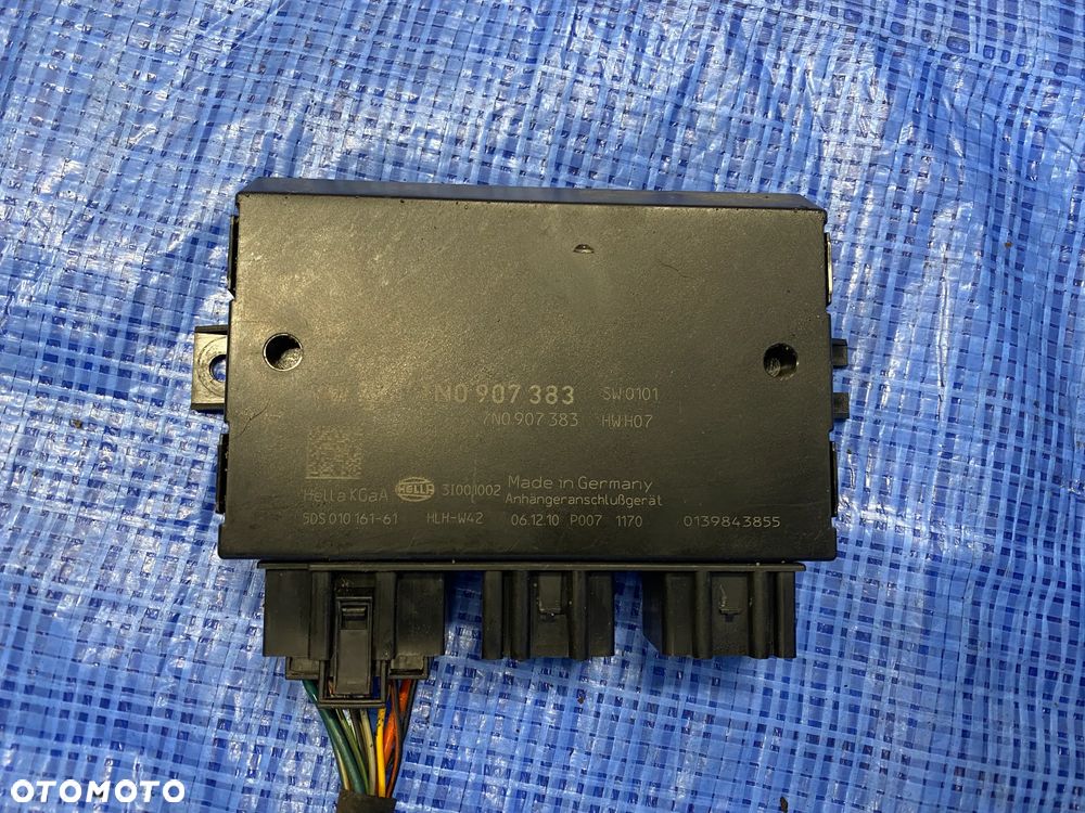 HAK HOLOWNICZY SKŁADANY VW PASSAT B7 KOMBI 2010- KOMPLETNY MODUŁ WIĄZKA 3AA803880E 7N0907383 ORYGINAŁ - 7