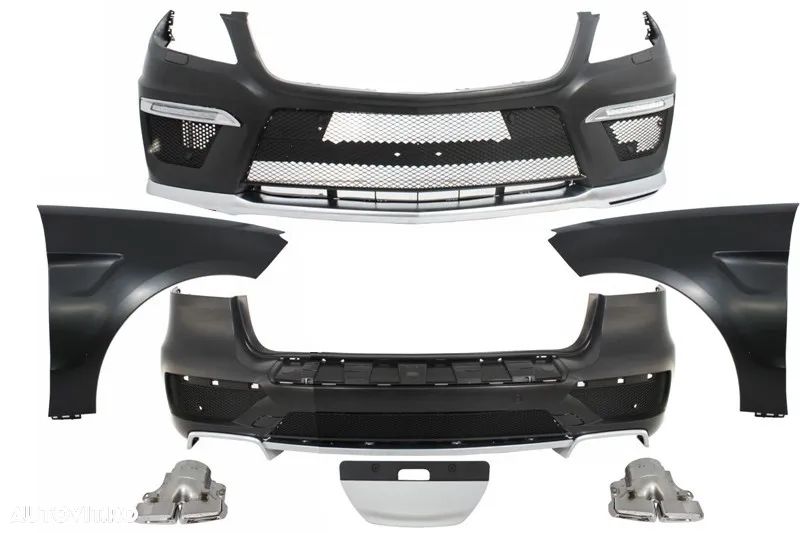 Pachet Exterior Complet compatibil cu Mercedes ML-Class W166 (2012-up) ML63 Design - 1