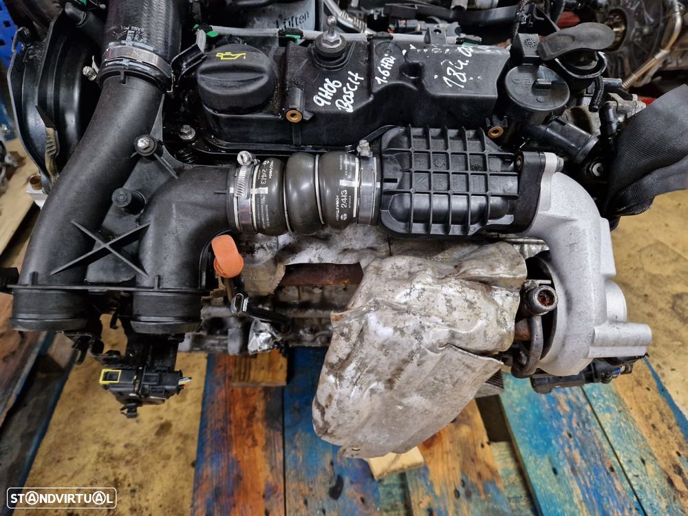 Motor usado 9H06 CITROEN C4 1.6 HDI 90CV 9HP 308 CITROEN DS3 C4 PARTNER - 4