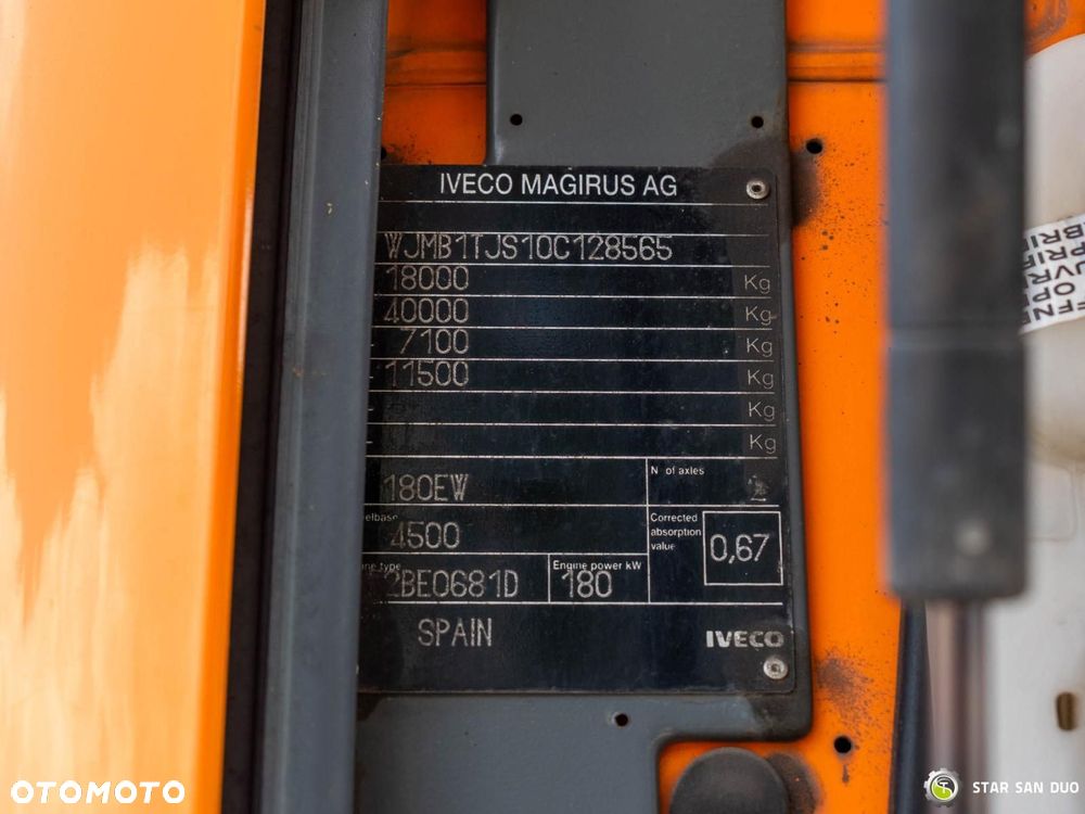 Iveco CURSOR 240 4x4 RUTHMANN T225 Podnośnik Koszowy Zwyżka - 26