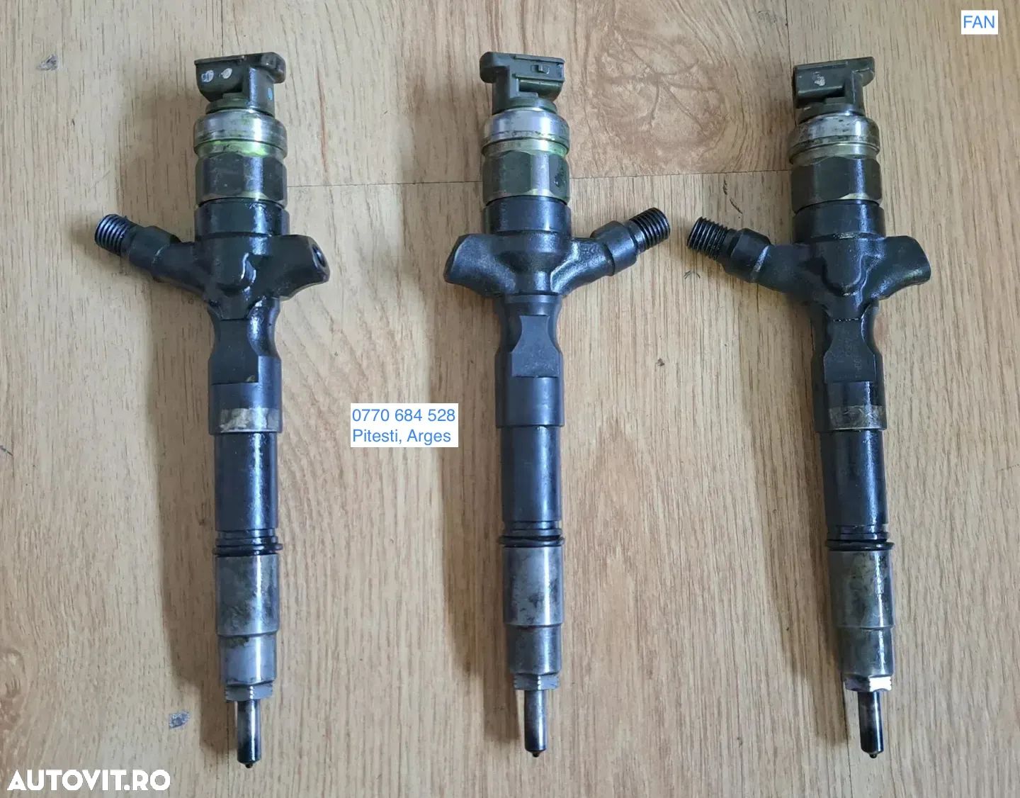 Injector injectoare Denso Toyota Hilux Land Cruiser Prado Hiace Fortuner motor 1KD-FTV 2KD-FTV 2.5 d-4d 3.0 d4d - 1