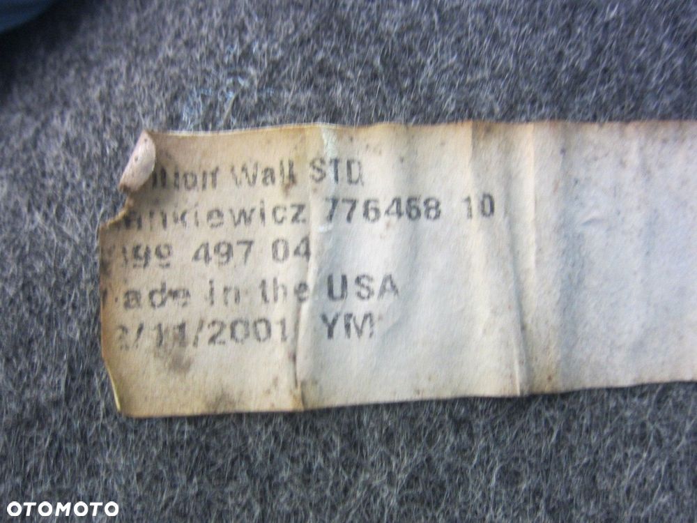 BMW Z3 E36 CABRIO WYKŁADZINA BAGAŻNIKA TAPICERKA PODŁOGA 51478399497 776468 - 7