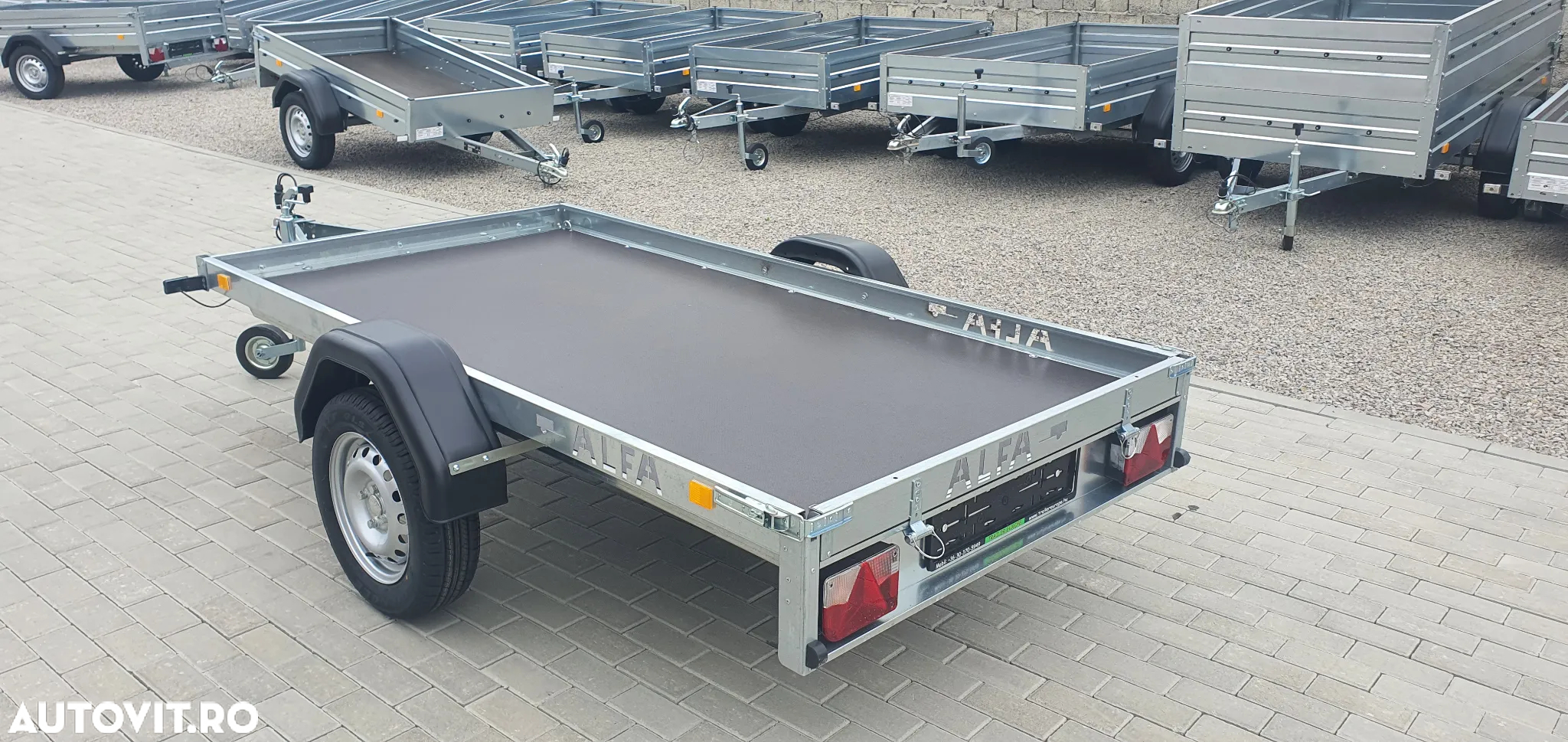 Trailer Europe ALFA -1,2 AXE ,Arc de foi,Al,750-3500kg - 22