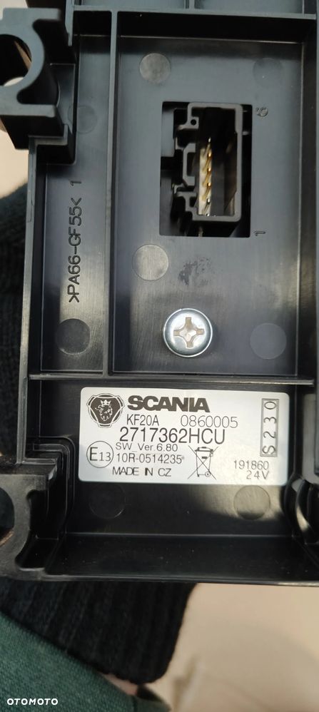 PRZYCISK MANETKA HAMULCA RĘCZNEGO SCANIA R S 2717362 - 2