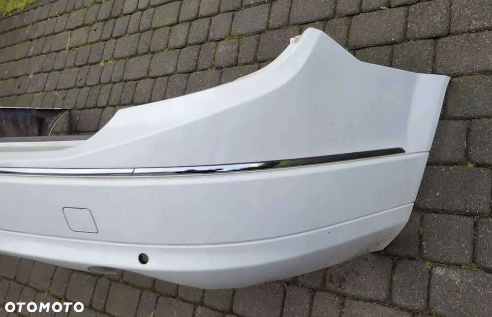 MERCEDES W204 KOMBI ZDERZAK TYLNY TYŁ 3.0 CDI V6 2 WYDECHY 650 BIAŁY - 8