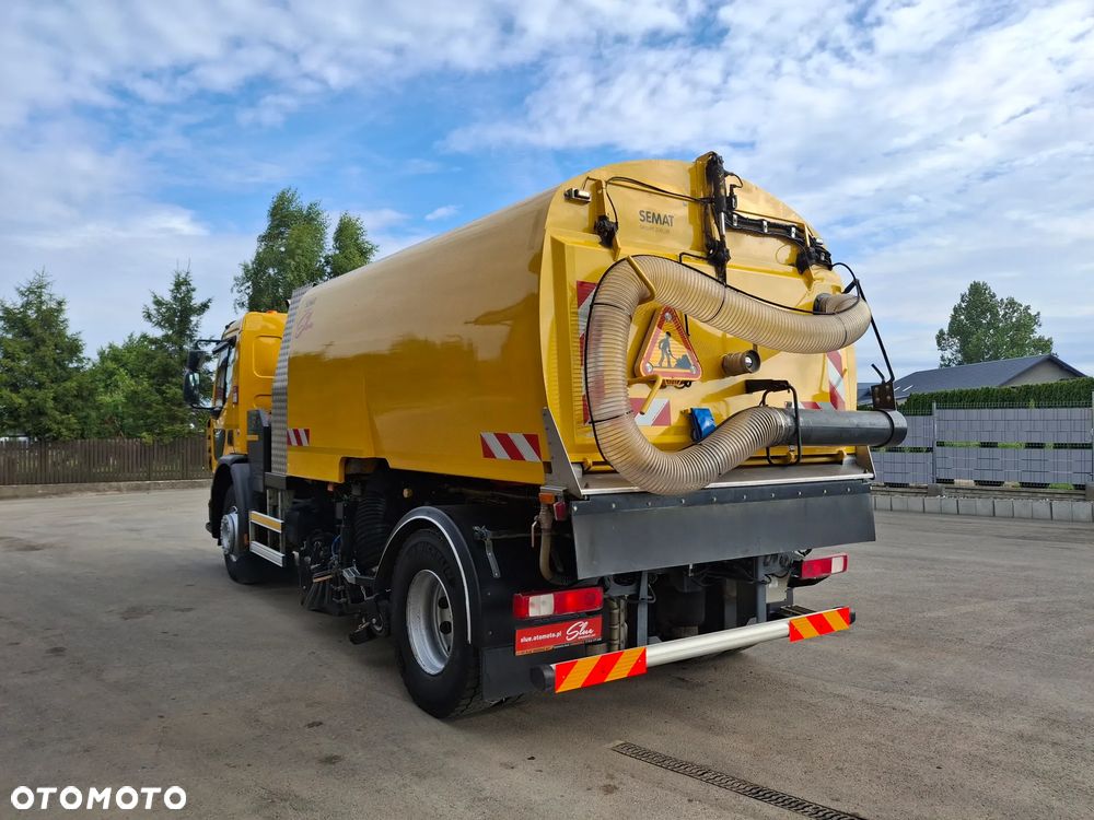 Renault C280 Zamiatarka SEMAT Zoeller FAUN Karcher 2 Silniki Rura Do Liści Listwy Ciśnieniowe Lanca 2 Zbiorniki Wody Szczotki L/R 2018r Euro 6 - 2