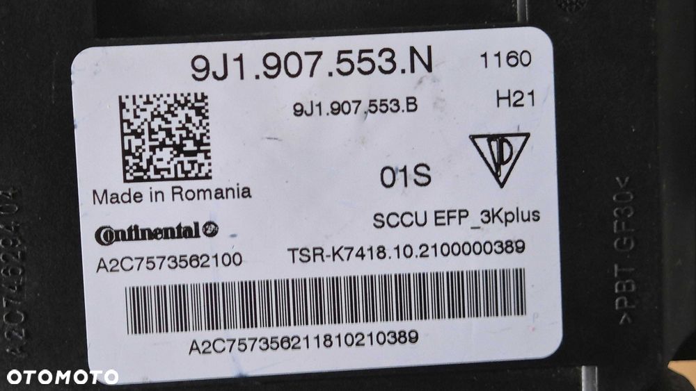Sterownik Moduł EFP zawieszenia podwozia Porsche Taycan OE 9J1 NOWY! - 6