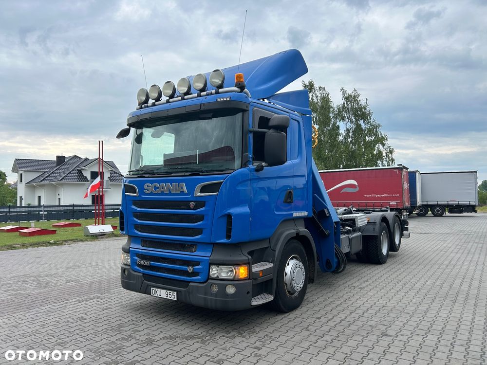 Scania R500 V8 6x2 Hakowiec HDS do Złomu drewna sprowadzony - 2