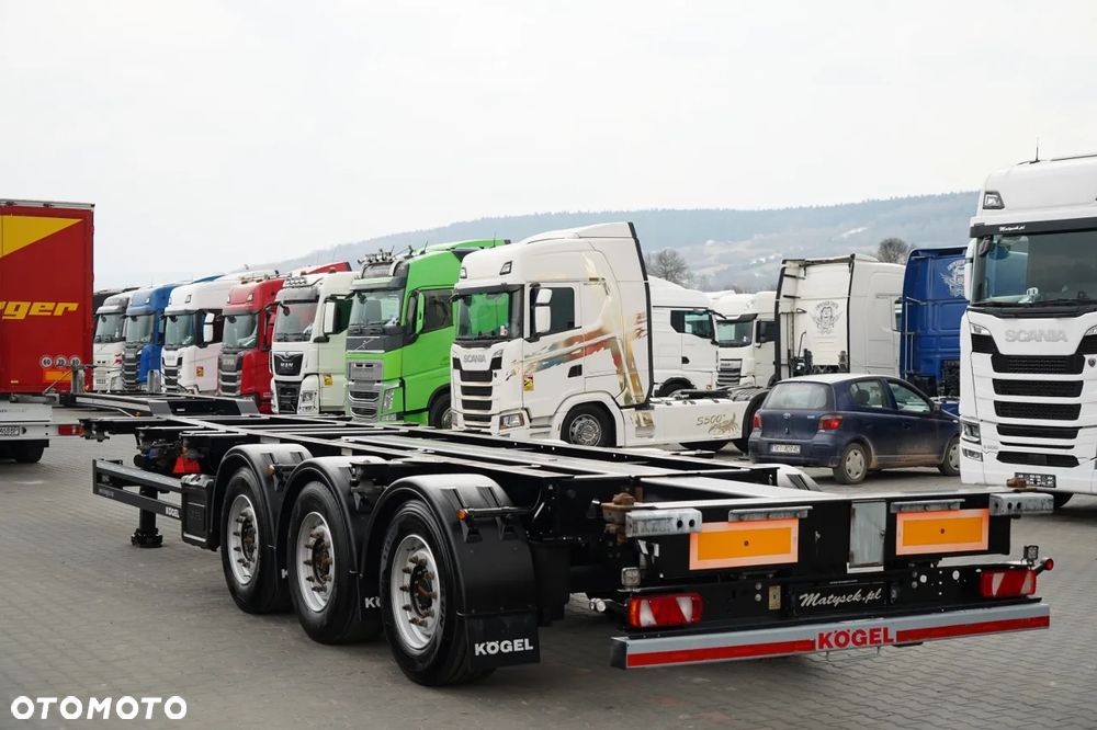 Kögel NACZEPA PODKONTENEROWA /  UNIWERSALNA  / ROZSUWANY TYŁ / DO WSZYSTKICH KONTENERÓW - 4