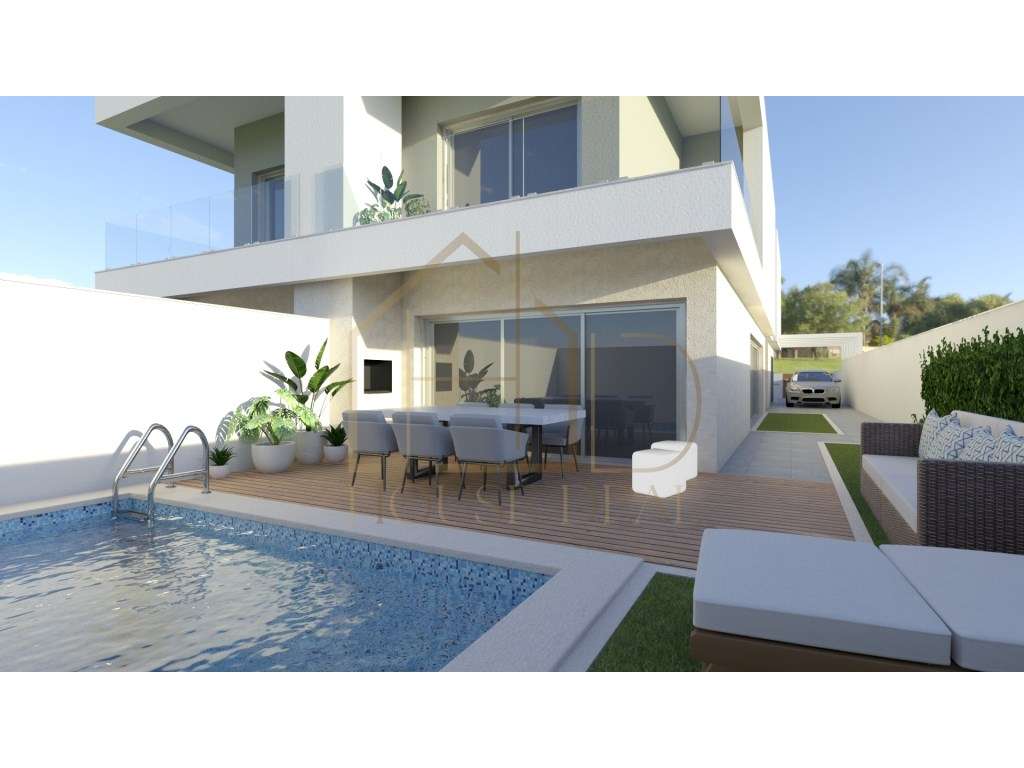LUXUOSA Moradia T4 com Piscina. Fernão Ferro - Grande imagem: 2/26
