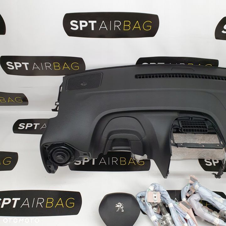 PEUGEOT 108 DESKA ROZDZIELCZA KONSOLA KOKPIT PULPIT PODUSZKI AIRBAG AIR BAG PASY KIT SET - 2