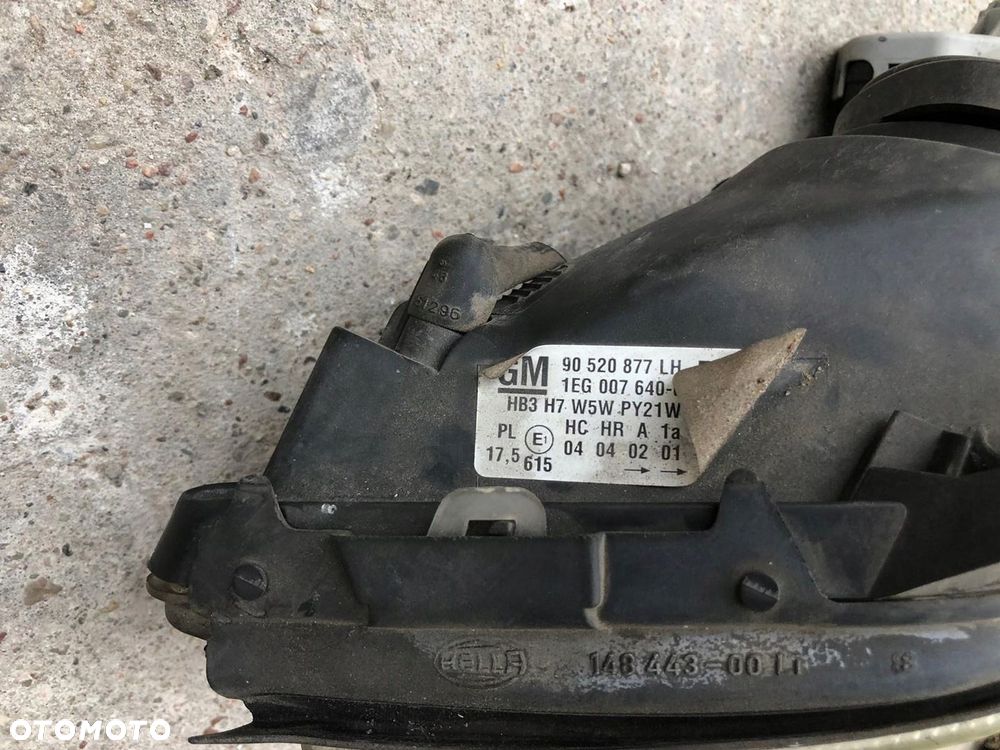 OPEL ASTRA G LAMPA LAMPY PRZÓD LEWA PRAWA ORYGINAL CENA ZA 2 SZTUKI - 5