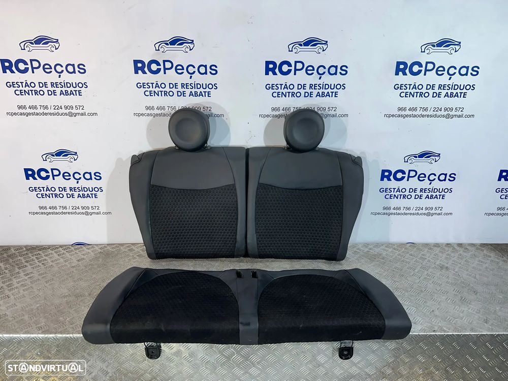 .Conjunto Bancos Pele Tecido Fiat 500 500S Sport 312 2007 - Presente - 5