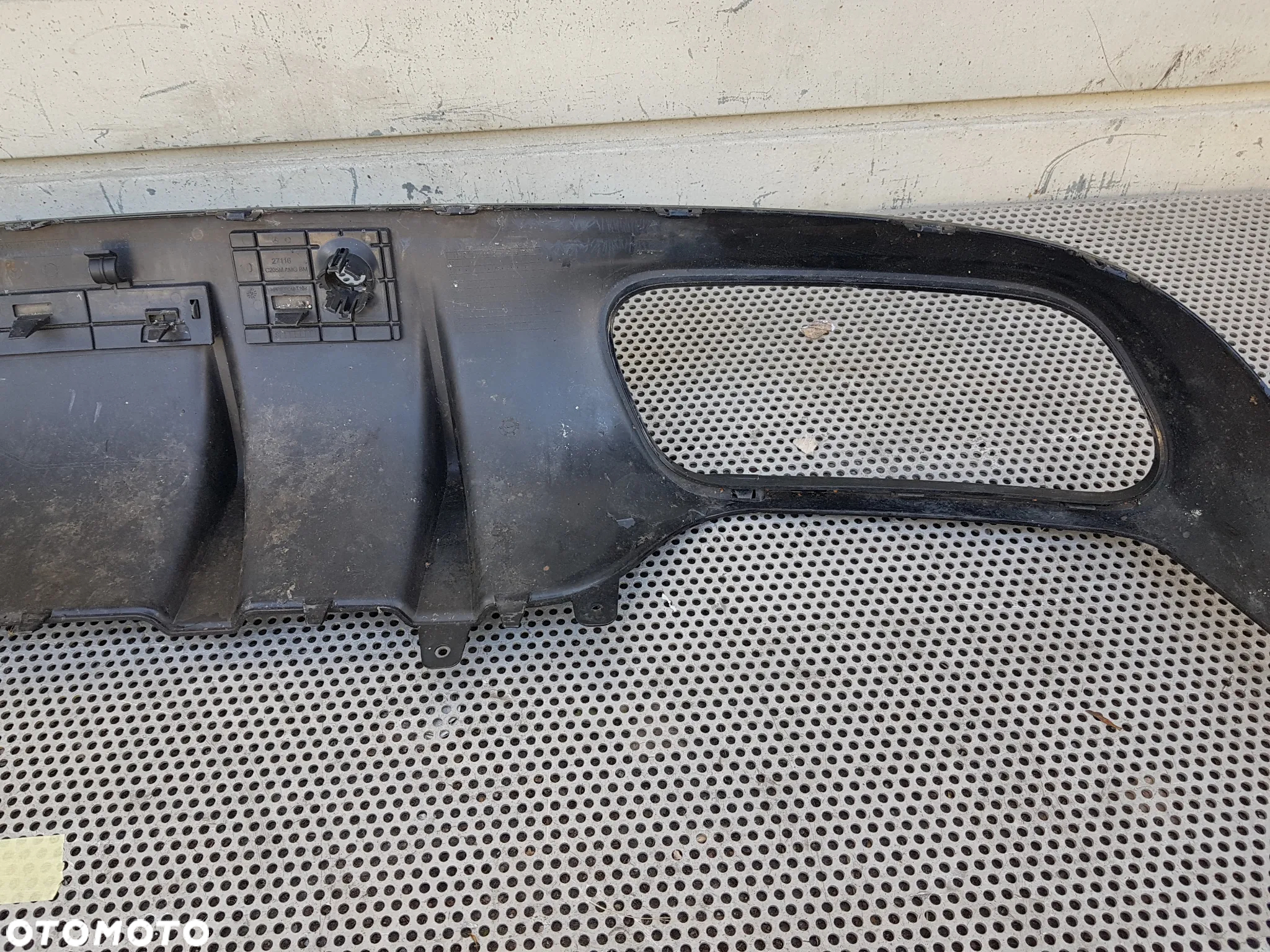 Mercedes W205 C43 C63 AMG Coupe Dyfuzor Dokładka Spoiler Zderzaka Tył - 12