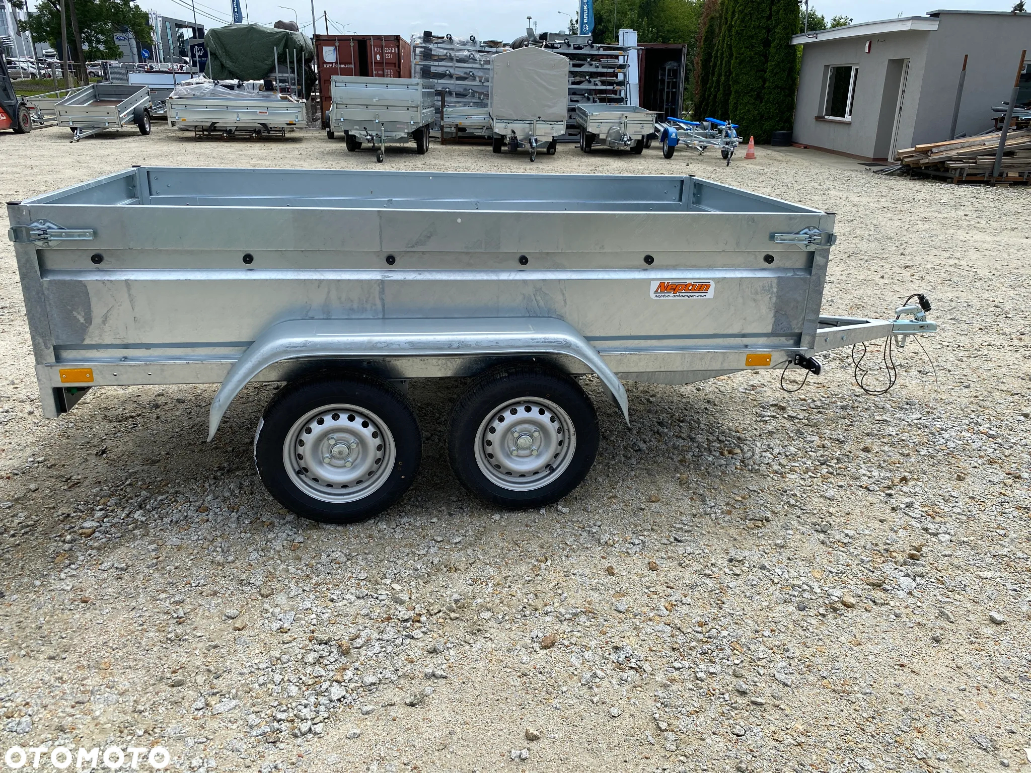 Neptun N7-263 2 PRO + 263x129x50 cm DMC 750 kg CAŁA PRZYCZEPA SPAWANA DWUOSIOWA WYSOKIE BURTY 50 CM BARDZO MOCNA NA KATEGORIE B RATY | LEASING | DARMOWA DOSTAWA DO 100 KM - 5