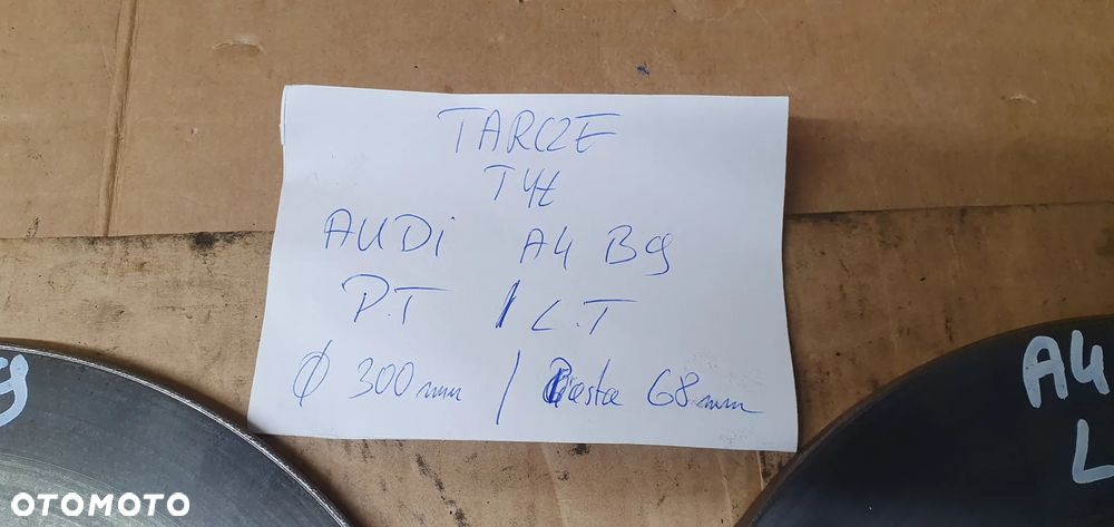 Tarcze hamulcowe tył tylne klocki Audi A4 B9 1.4 TFSI - 9