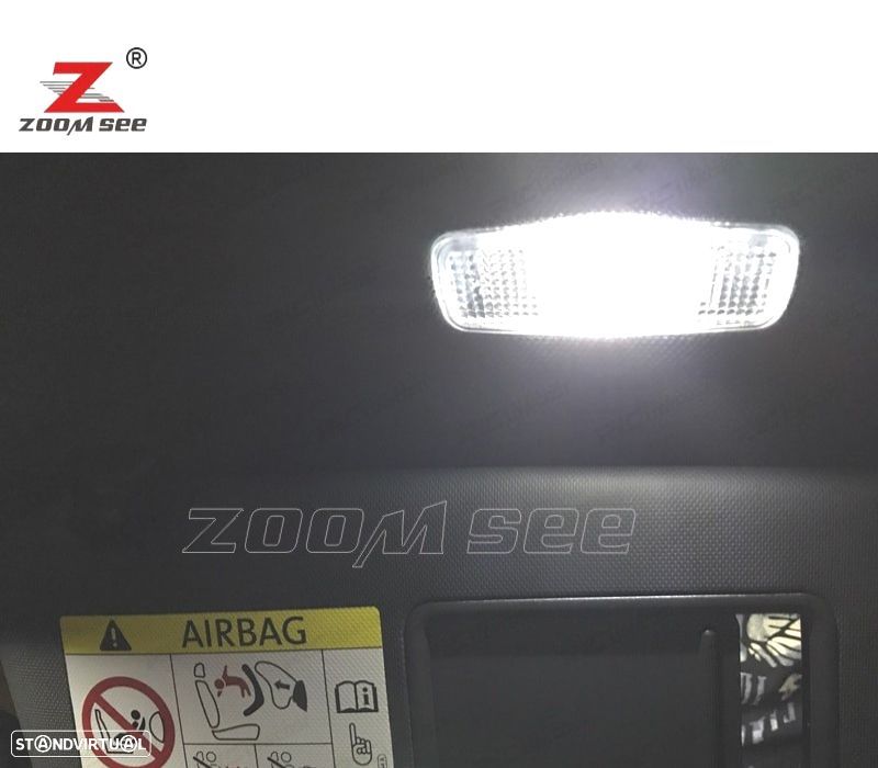 KIT COMPLETO DE 20 LÂMPADAS LED INTERIOR AUDI A5 S5 RS5 SPORTBACK 09-15 - 2