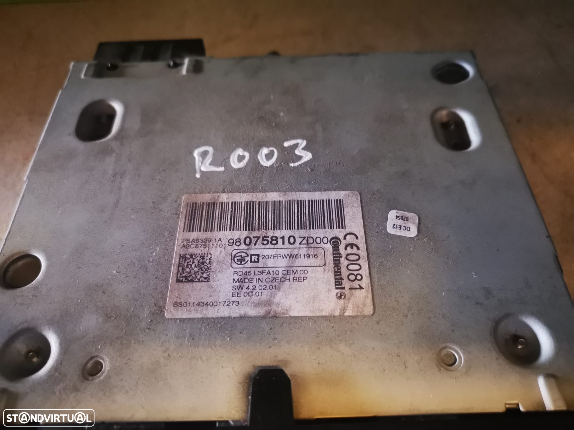 CITROEN C-ELYSEE RADIO - R003 - 4