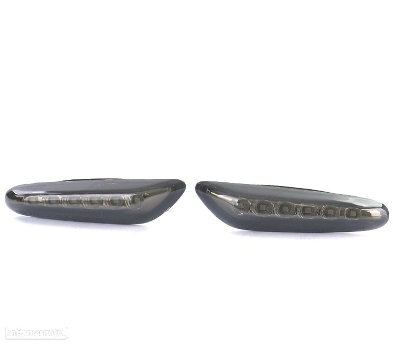 PISCAS LATERAIS BMW E46 E90 E91 E92 E93 LED PRETA FUMADO - 3