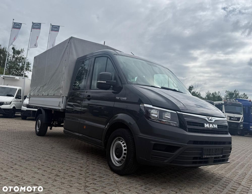 MAN TGE  DOKA 7 0sobowa  +Skrzynia/Plandeka - 1
