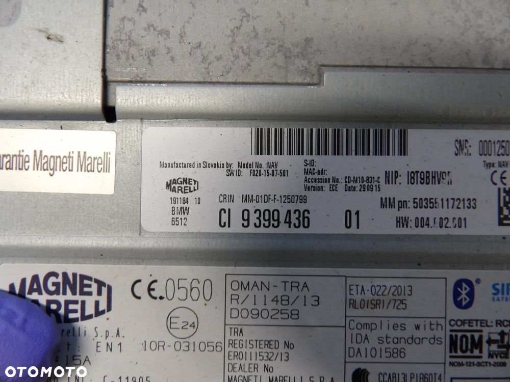BMW - F48 - RADIOODTWARZAC CD - NAWIGACJA - INSTALACJA - 9399436 - 3