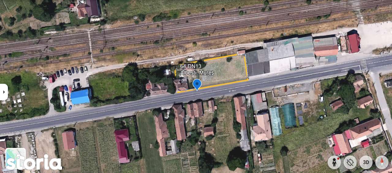 Teren cu casa, intravilan, front E60, Albesti, Sighisoara, Mures - Imagine principală: 5/5