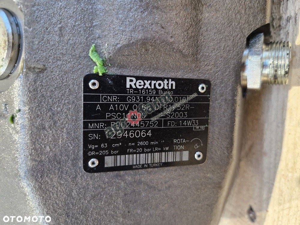 Pompa hydrauliczna Fendt 939, 930, 927, 822 - 3