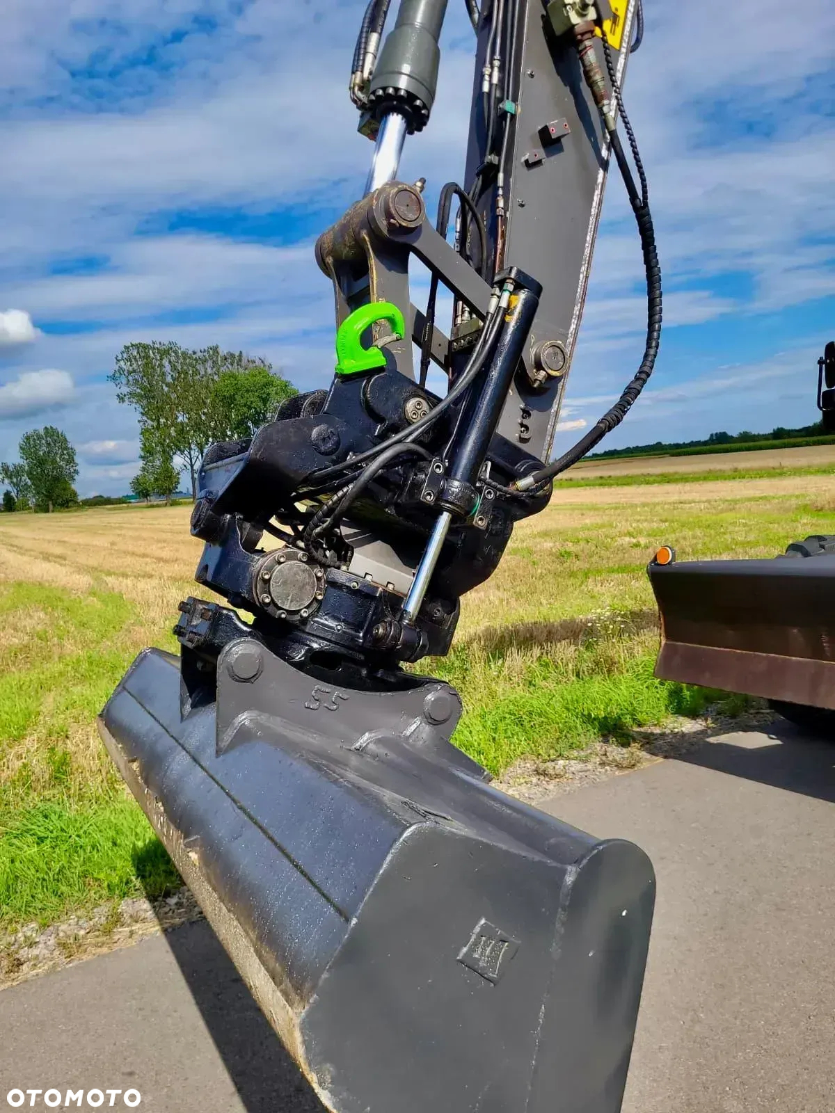 Volvo EW 160 D  Koparka Kołowa, Rototilt Rotator, 4 ŁYZKI Pług, Podpory - 16