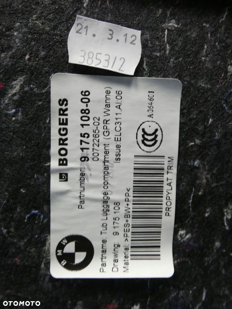 BMW X3 F25 PODŁOGA SCHOWEK BAGAŻNIKA ORGANIZER - 2