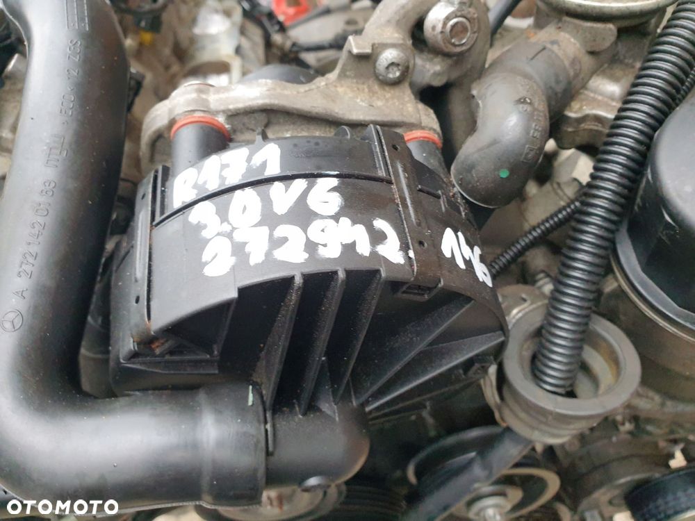 mercedes slk r171 3.0 v6 silnik sŁupek 272942 oryginaŁ maŁy przebieg 100tyŚ - 5