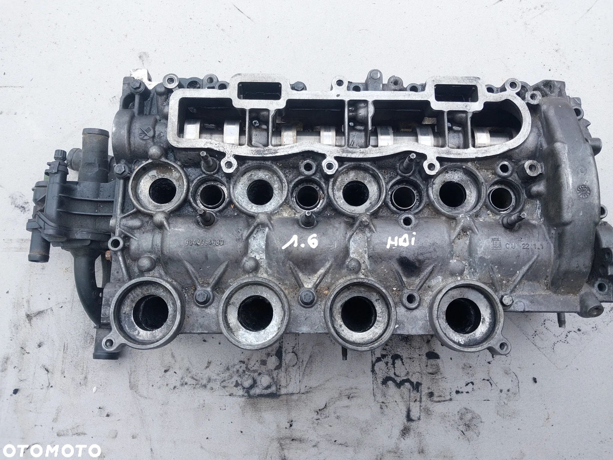 Głowica silnika 1.6 HDI TDCI 16V 9HX 9HZ 9H01 9H02 CITROEN PEUGEOT FORD VOLVO 9655911480 pokrywa zaworów wałki 9644994680 - 1