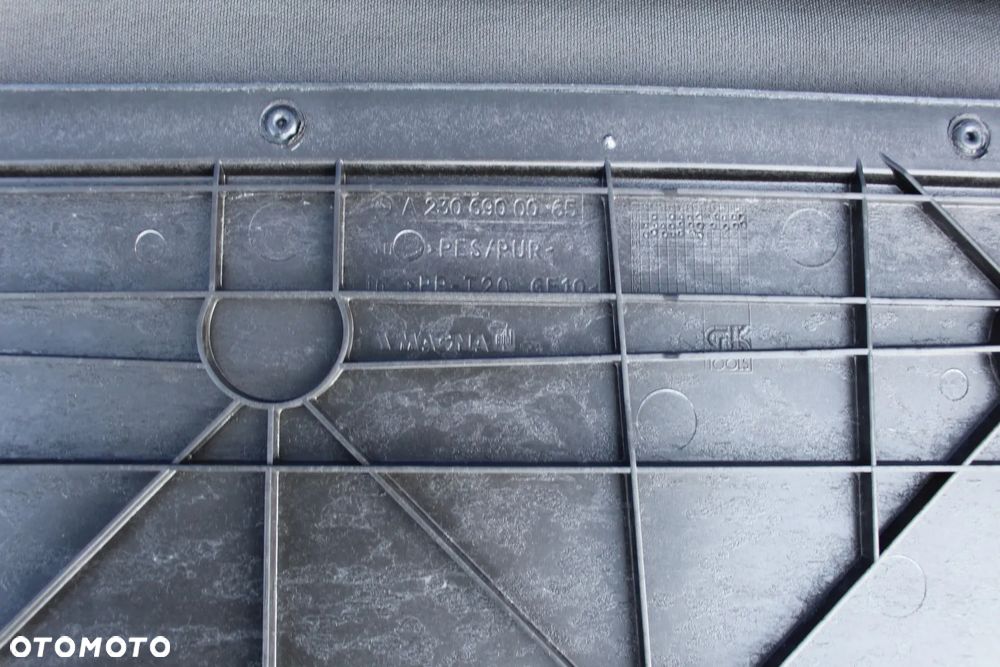 Roleta bagażnika osłona tapicerka dachu Mercedes SL R230 W230 SL350 SL500 - 21